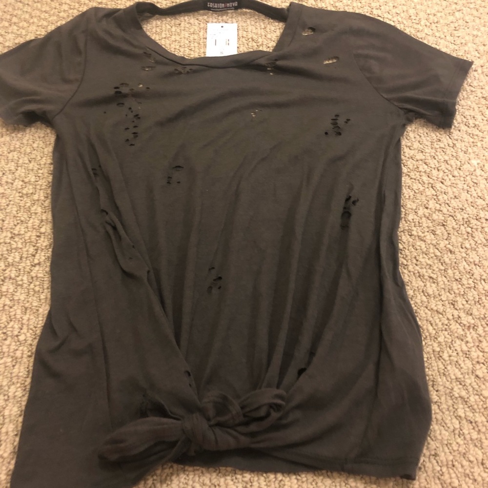 Distressed tee